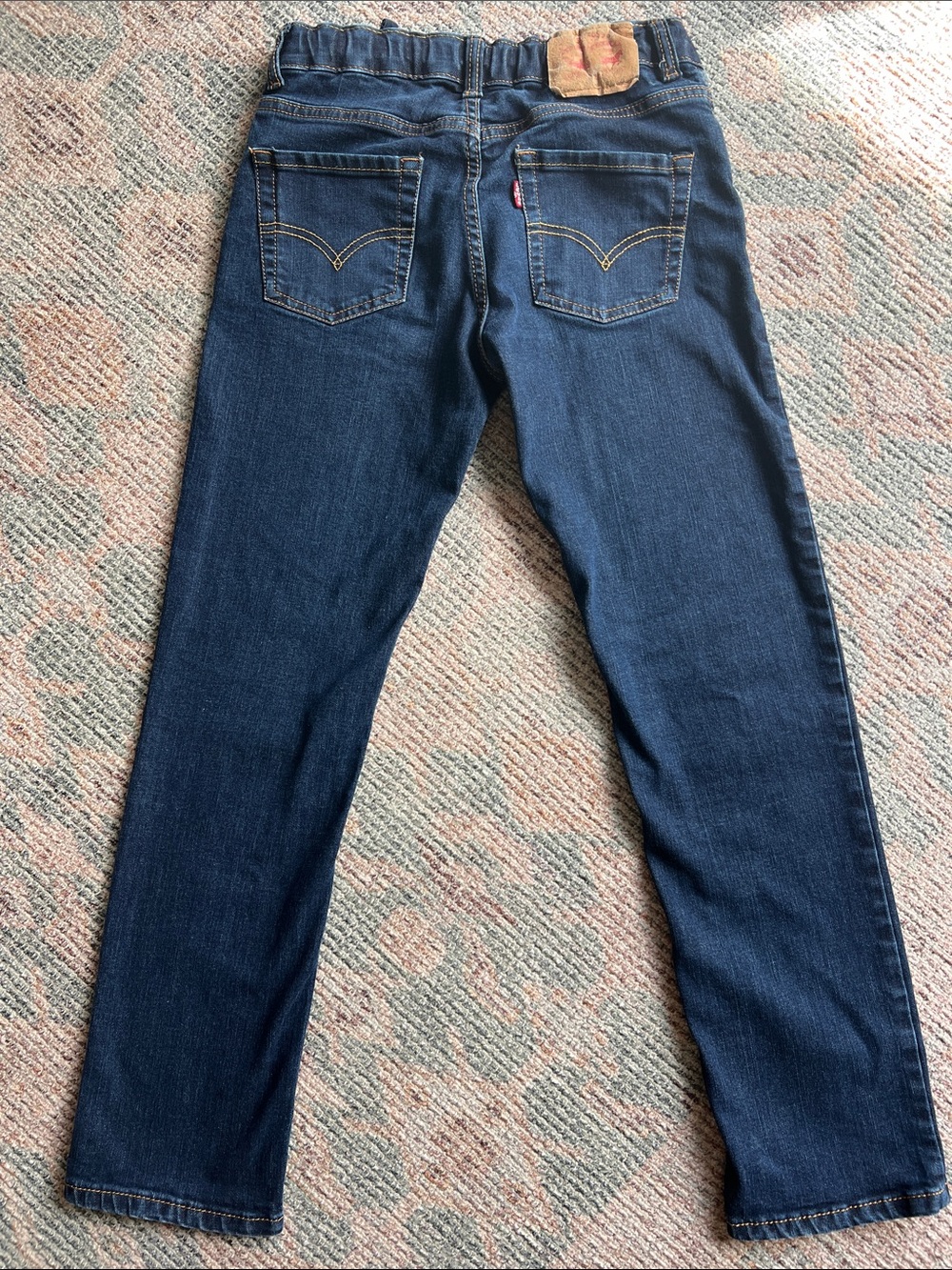 Levi's 511 Boys Dark Blue Straight Jeans